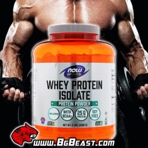 NOW Whey Protein Isolate 2268 гр, неовкусен | BgBeast.com