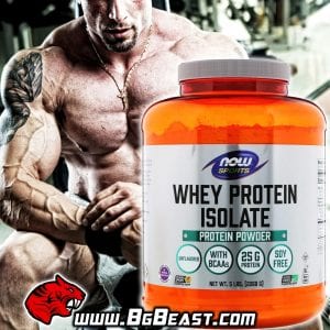NOW Whey Protein Isolate 2268 гр, неовкусен | BgBeast.com