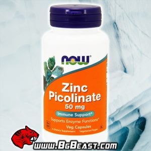 NOW Zinc Picolinate 50 мг 120 капсули | BgBeast.com