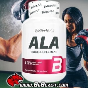 Biotech ALA Alpha-Lipoic Acid 250 мг 50 капсули | BgBeast.com