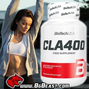 Biotech CLA 400 мг 80 капсули | BgBeast.com