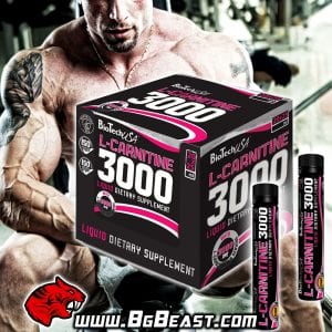 Biotech L-Carnitine 3000 мг 20 x 25 мл | BgBeast.com