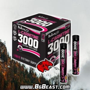 Biotech L-Carnitine 3000 мг 20 x 25 мл | BgBeast.com