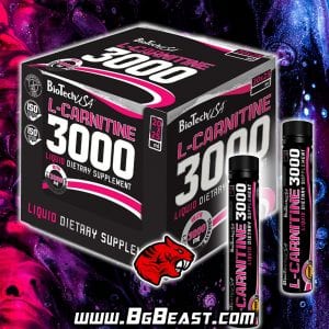 Biotech L-Carnitine 3000 мг 20 x 25 мл | BgBeast.com