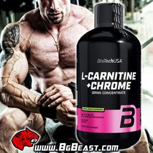 Biotech Liquid L-Carnitine plus Chrome 500 мл | BgBeast.com