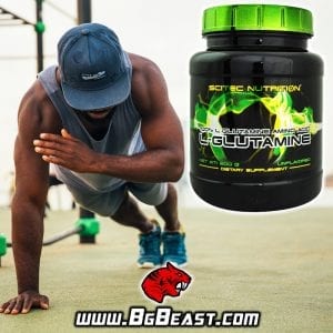 Scitec 100% L-Glutamine Amino Acid 300 гр | BgBeast.com