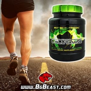 Scitec 100% L-Glutamine Amino Acid 300 гр | BgBeast.com
