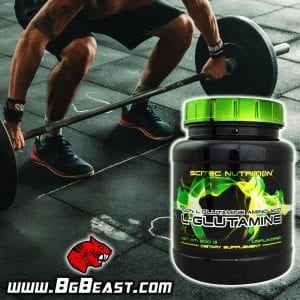 Scitec 100% L-Glutamine Amino Acid 300 гр | BgBeast.com