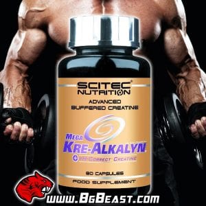 Scitec Mega Kre-Alkalyn 80 капсули | BgBeast.com