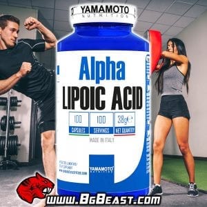 Yamamoto Alpha LIPOIC ACID 200мг 100 капсули | BgBeast.com