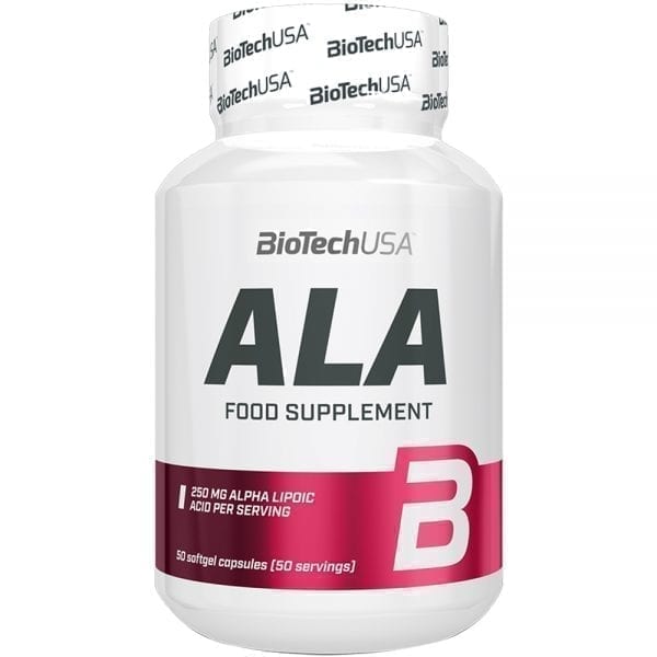 Biotech ALA Alpha-Lipoic Acid 250 мг 50 капсули