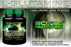 Scitec 100% L-Glutamine Amino Acid 300 гр | BgBeast.com