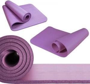 Лилава постелка за йога NBR Armageddon Sports, 183 x 61 x 1 см | BgBeast.com