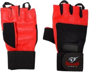 Ръкавици за фитнес с накитници Armageddon Sports, Red Lux | BgBeast.com