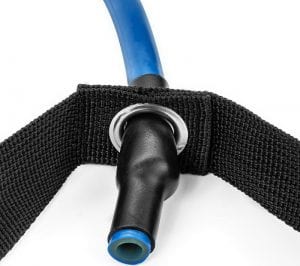 Фитнес ластик с ръкохватки и анкер за врата Armageddon Sports, 10кг, син | BgBeast.com