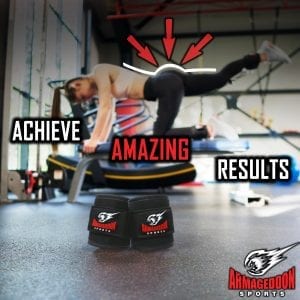 Чифт наглезенки за фитнес Armageddon Sports, Черни | BgBeast.com