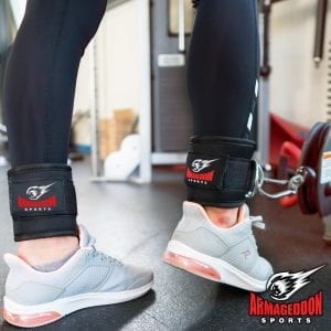 Чифт наглезенки за фитнес Armageddon Sports, Черни | BgBeast.com