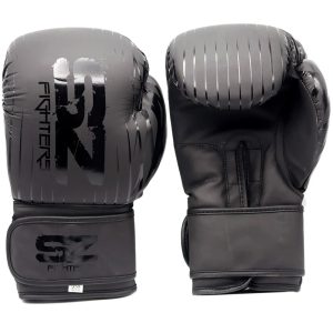 Боксови ръкавици SZ Fighters Plasma Black, естествена кожa | BgBeast.com