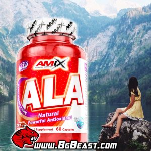AMIX Alpha Lipoic Acid 200 мг 60 капсули | BgBeast.com