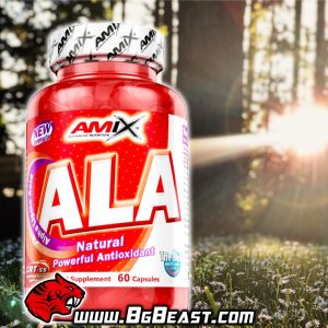AMIX Alpha Lipoic Acid 200 мг 60 капсули | BgBeast.com