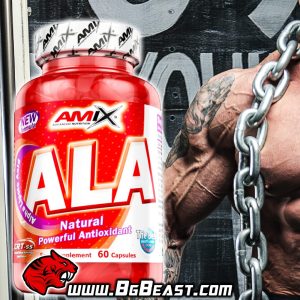AMIX Alpha Lipoic Acid 200 мг 60 капсули | BgBeast.com