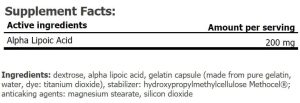AMIX Alpha Lipoic Acid 200 мг 60 капсули | BgBeast.com