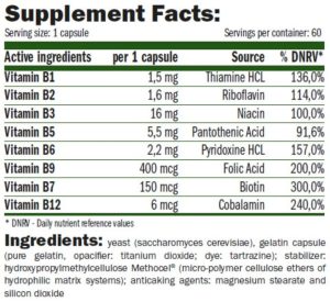 AMIX B-COMPLEX LIFE+ 60 капсули | BgBeast.com