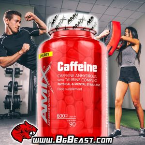 AMIX Caffeine with Taurine 90 капсули | BgBeast.com