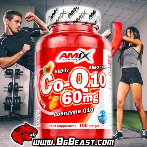 AMIX Coenzyme Q10 60 мг 100 дражета | BgBeast.com