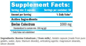AMIX Colostrum 1000 мг 100 капсули | BgBeast.com