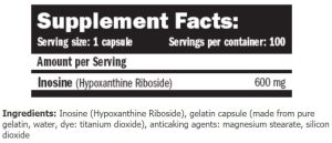 AMIX Inosine 100 капсули | BgBeast.com