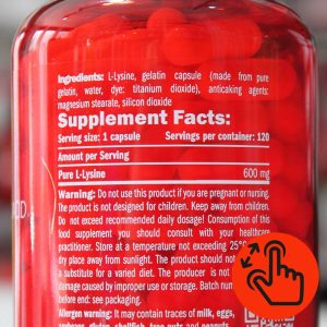 AMIX Lysine 600 мг 120 капсули | BgBeast.com