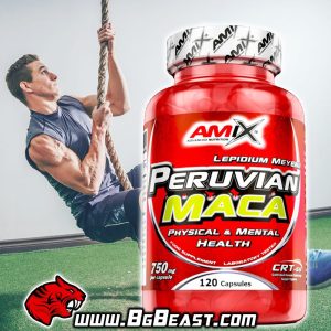 AMIX Peruvian Maca 750 мг 120 капсули | BgBeast.com