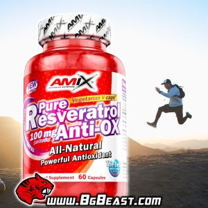 AMIX Pure Resveratrol 100 мг 60 капсули | BgBeast.com