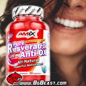 AMIX Pure Resveratrol 100 мг 60 капсули | BgBeast.com