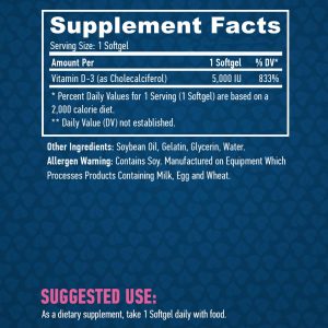 HAYA Vitamin D3 5000 IU 100 дражета | BgBeast.com