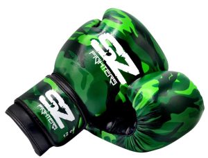 Боксови ръкавици SZ Fighters Camo Green, естествена кожa | BgBeast.com