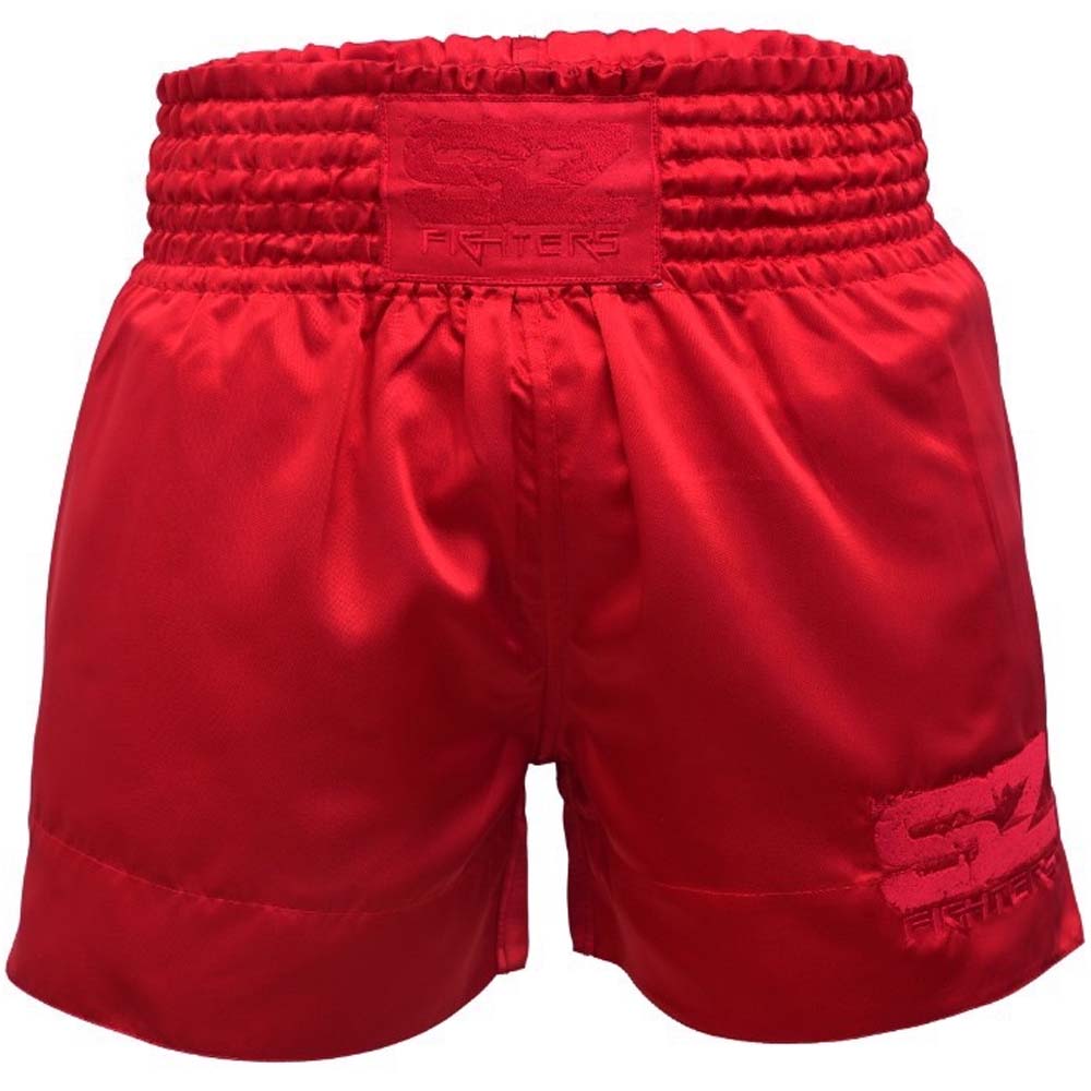 Бойни шорти за кикбокс SZ Fighters, червени