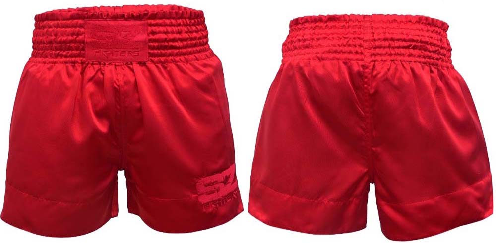 Бойни шорти за кикбокс SZ Fighters, червени | BgBeast.com